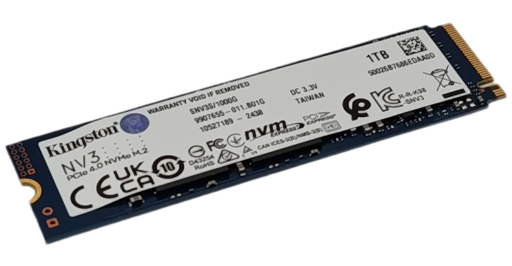 Kingston Nv3 PCIe 4.0 NVMe 1TB Interne SSD (SNV2/1000g)
