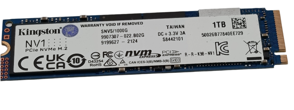 Kingston NV1 1TB NVMe SSD  - M.2 PCIe Geprüft