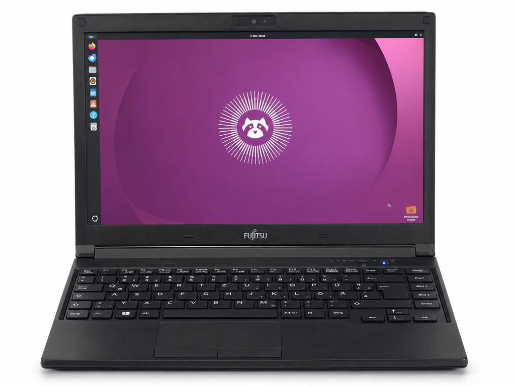 Fujitsu Lifebook E556 15,6” – i3, 8GB RAM, 256GB SSD, Ubuntu – Akku defekt