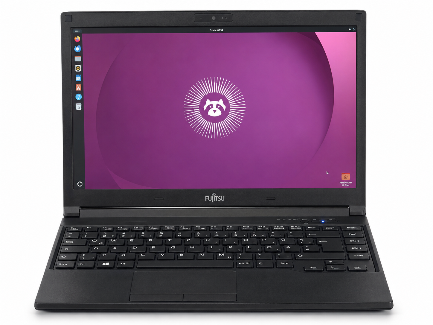 Fujitsu Lifebook E556 15,6” – i3, 8GB RAM, 256GB SSD, Ubuntu – Akku defekt