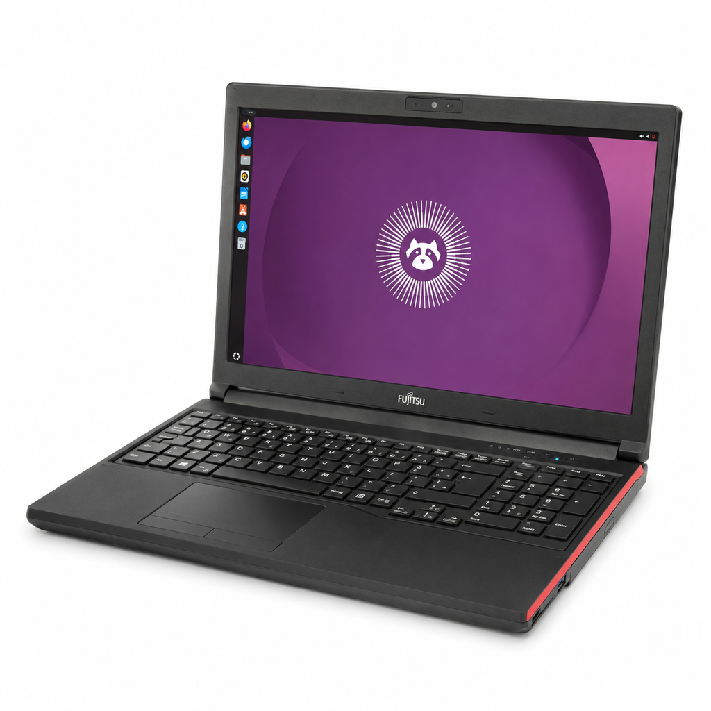 Fujitsu Lifebook E556 15,6” – i3, 8GB RAM, 256GB SSD, Ubuntu – Akku defekt