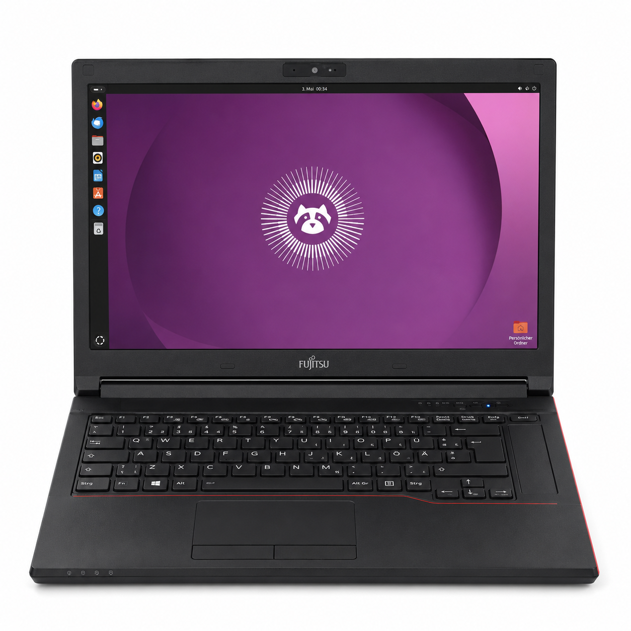 Fujitsu Lifebook E556 15,6” – i3, 8GB RAM, 256GB SSD, Ubuntu – Akku defekt
