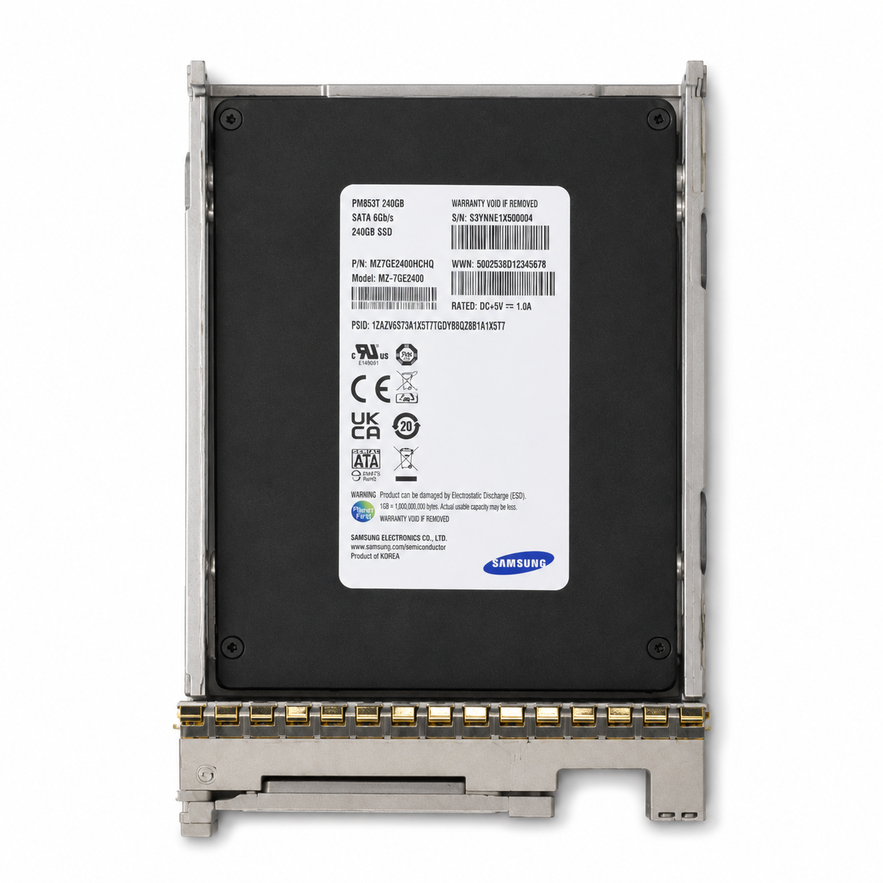 Cisco Samsung PM853T 240GB SATA 6Gb 2.5" SSD MZ-7GE2400 UCS-SD240G0KS2-EV