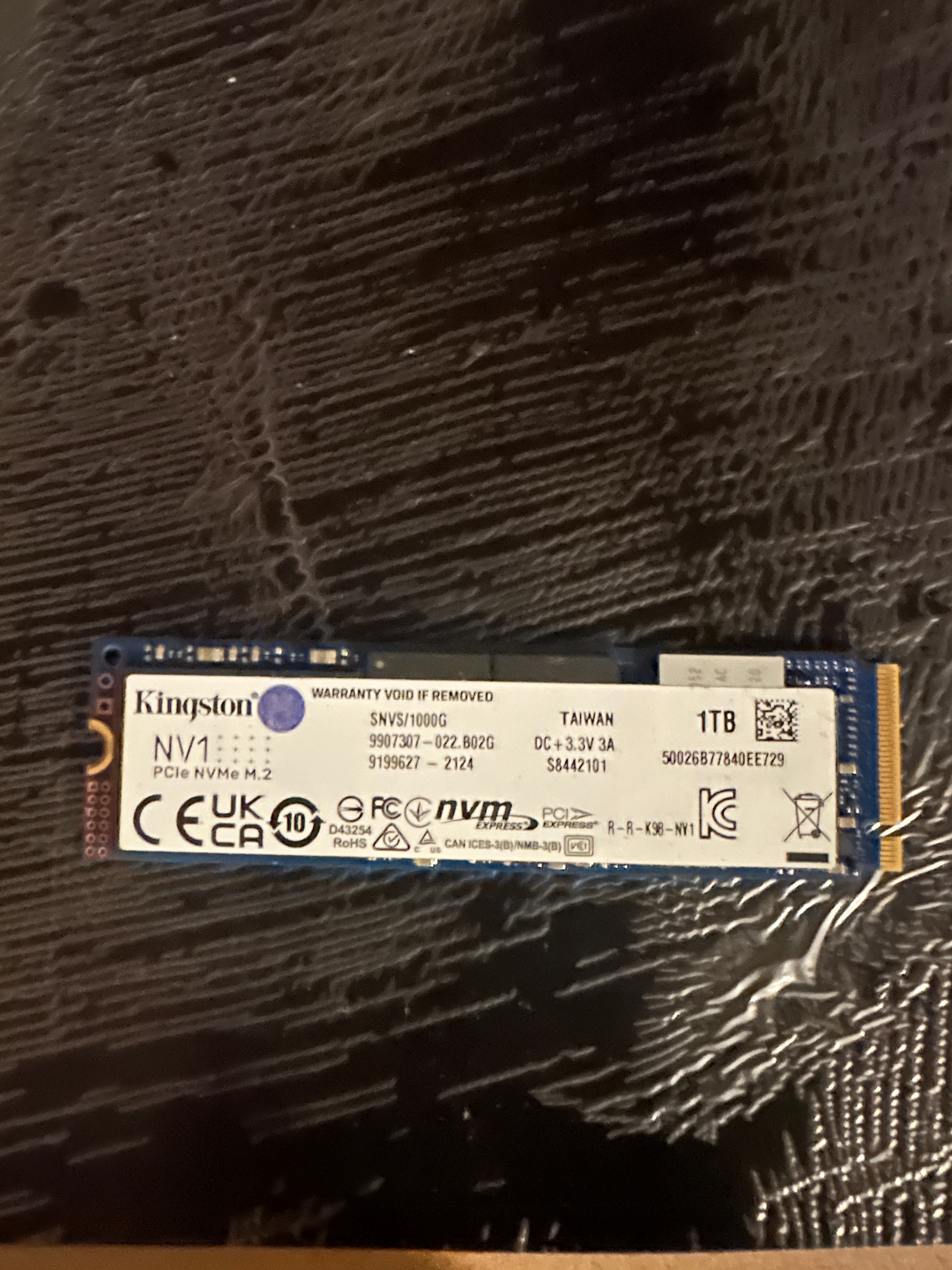 Kingston NV1 1TB NVMe SSD Refurbished - M.2 PCIe Geprüft