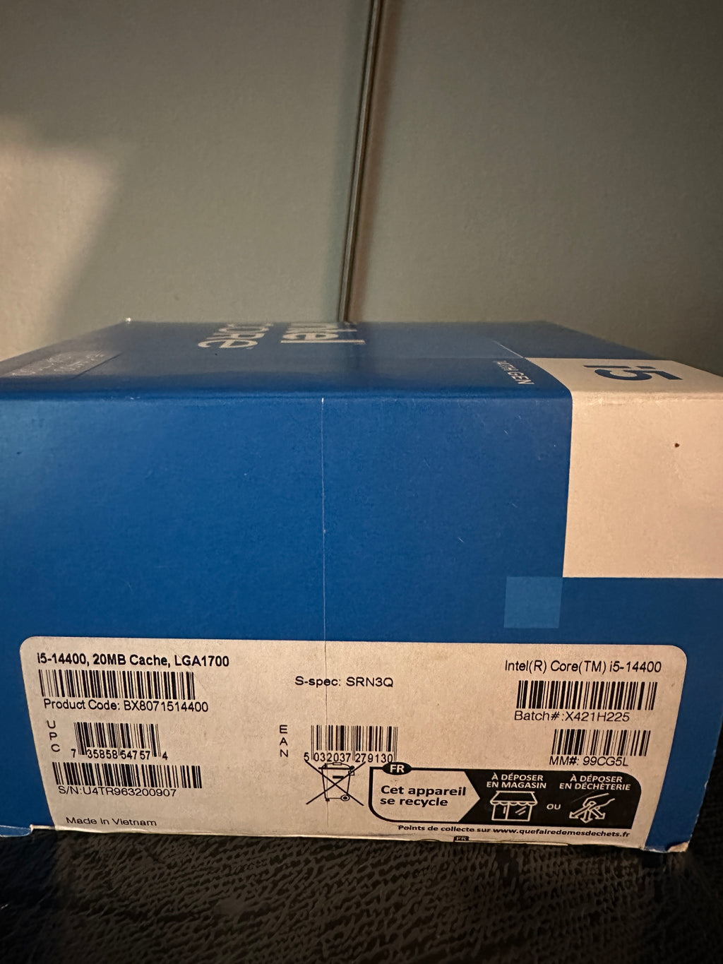 Intel i5-14400 Prozessor 14th Gen LGA1700 neuwertig