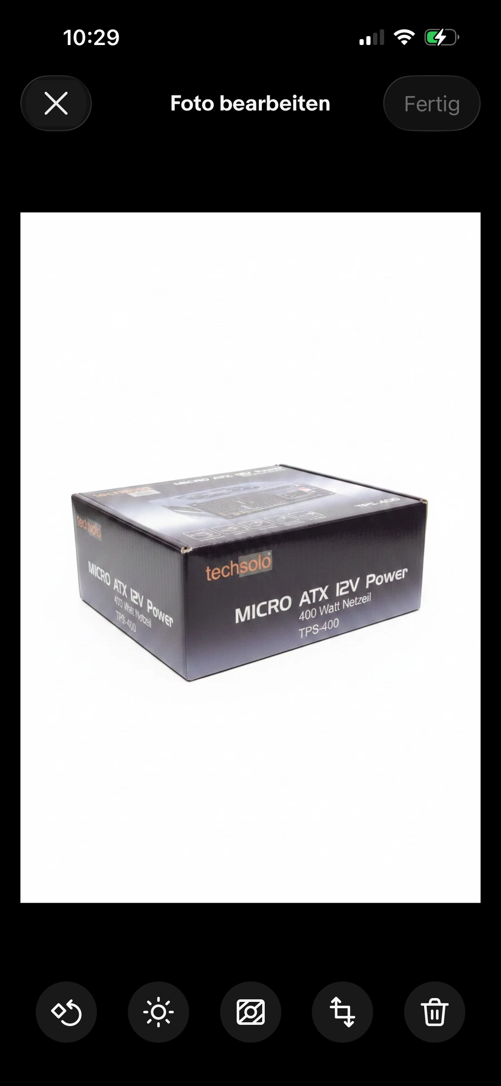 Techsolo Micro ATX 12V Power 400 Watt Netzteil, TPS-400