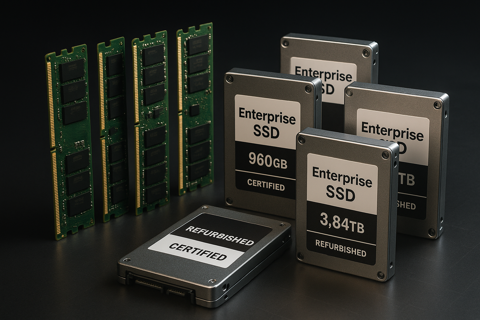 Refurbished mit Ram-Speicher und Server SSd´s